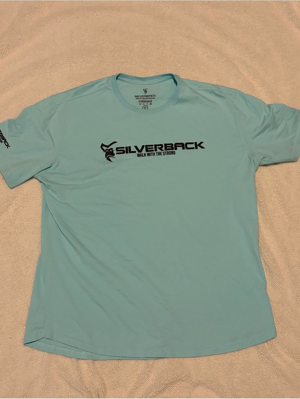 Silverback Short-Sleeve Crew Tee in Light Aqua